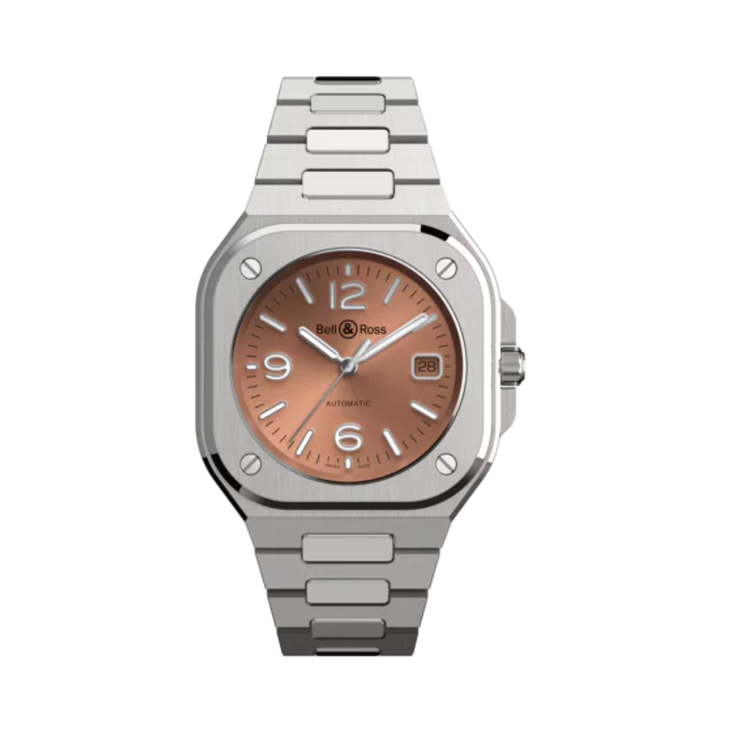 BELL & ROSS BR-05 COPPER BROWN STEEL 40 MM