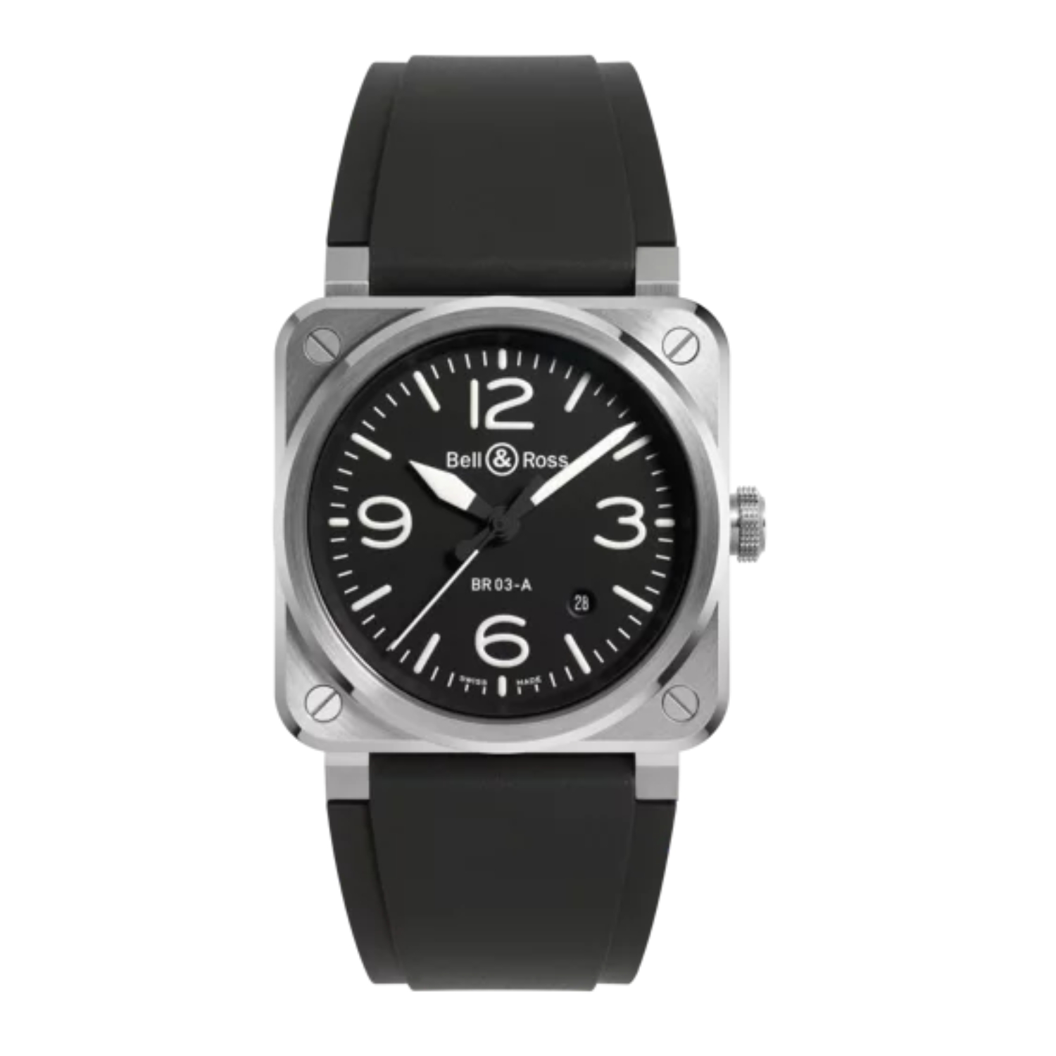 BELL & ROSS BR-03 BLACK STEEL 41 MM