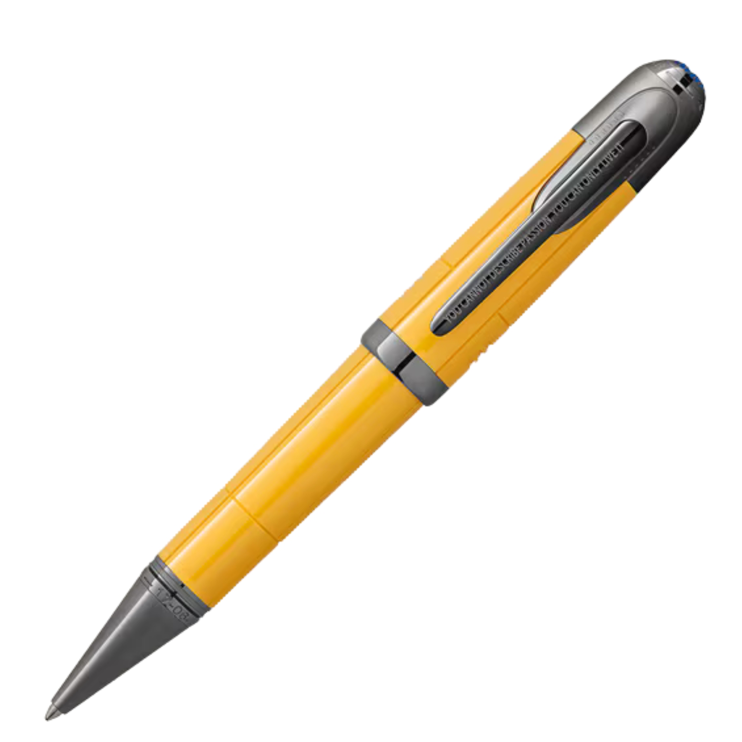 MONT-BLANCGREAT CHARACTERS ENZO FERRARI SPECIAL EDITION GIALLO MODENA BALLPOINT PEN