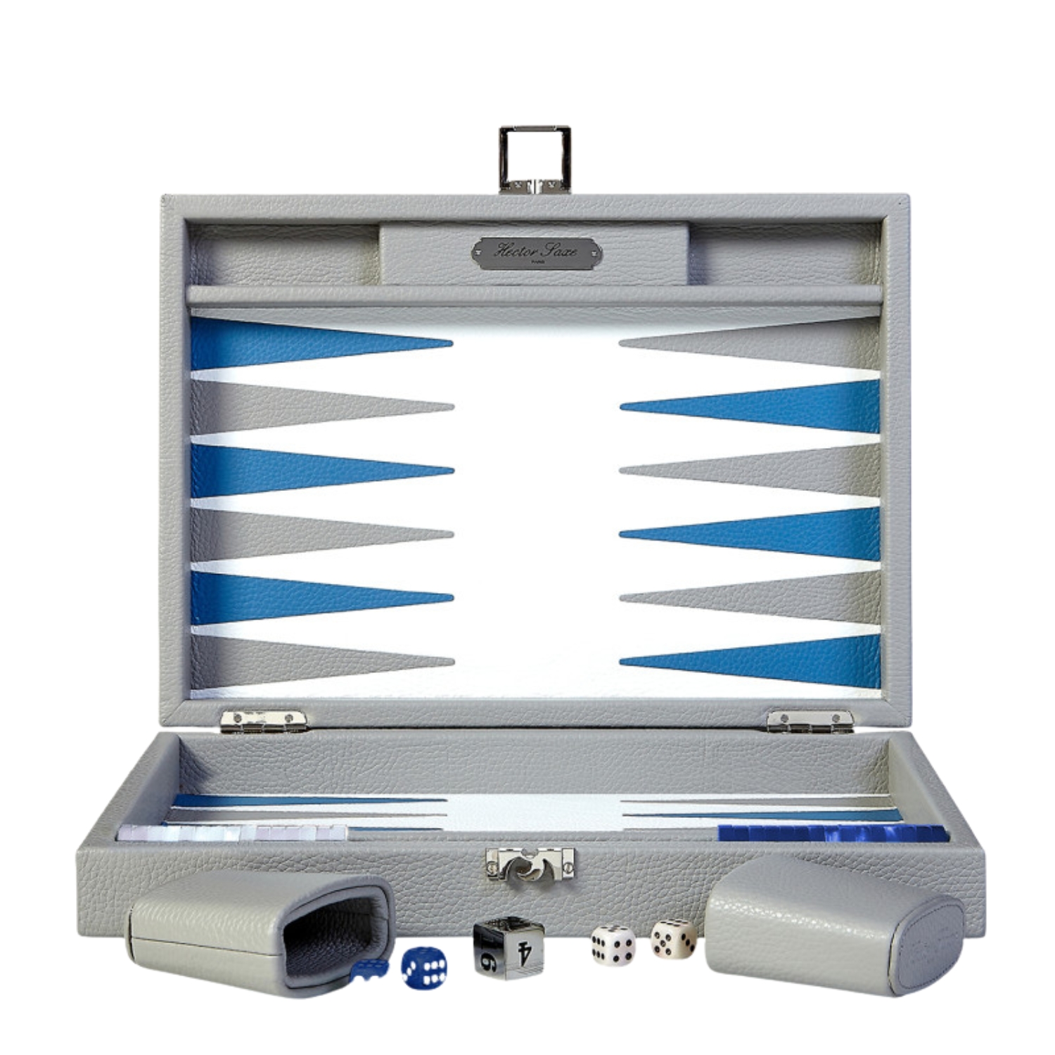 HECTOR SAXE BACKGAMMON GREY PERLA
