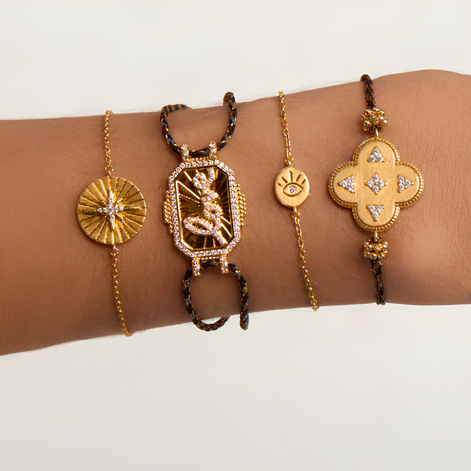MYA BAY GOLD PLATED BRACELET LOVE BOHEME