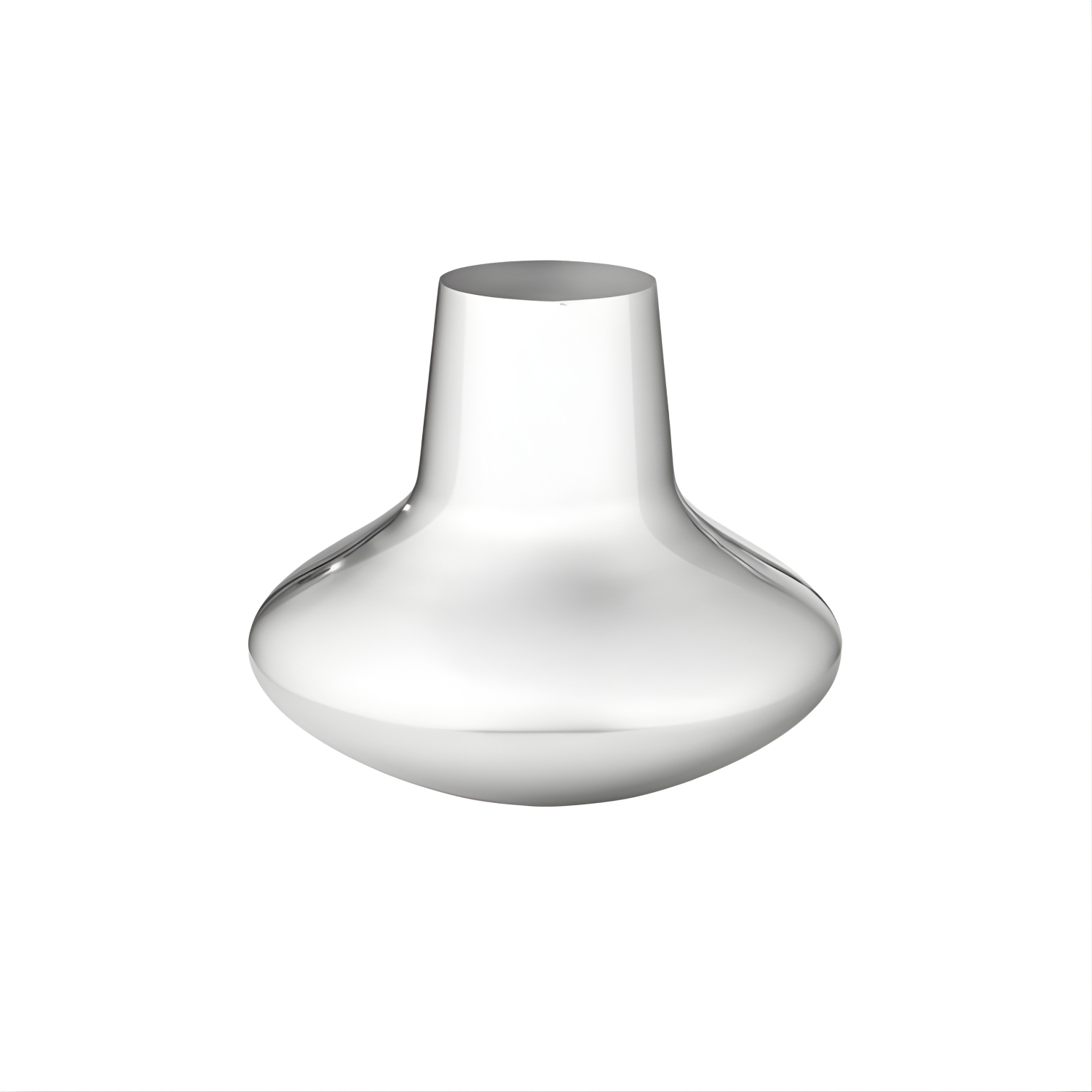 GEORG JENSEN VASE HENNING KOPPEL STAINLESS STEEL