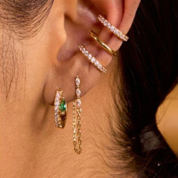 MYA BAY GOLD PLATED EARRINGS EMMA TWIN