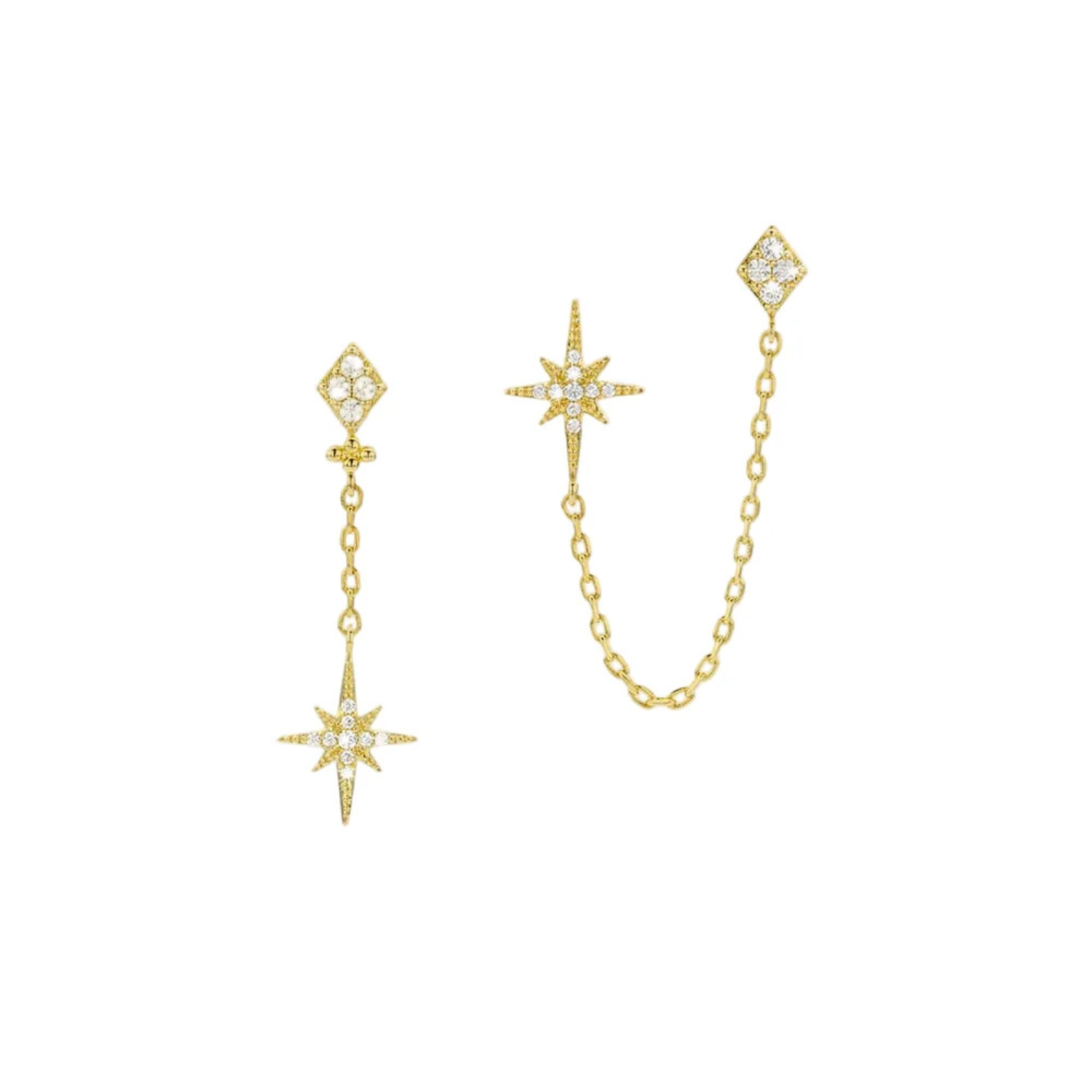 MYA BAY GOLD PLATED EARRINGS DANCING DIWALI
