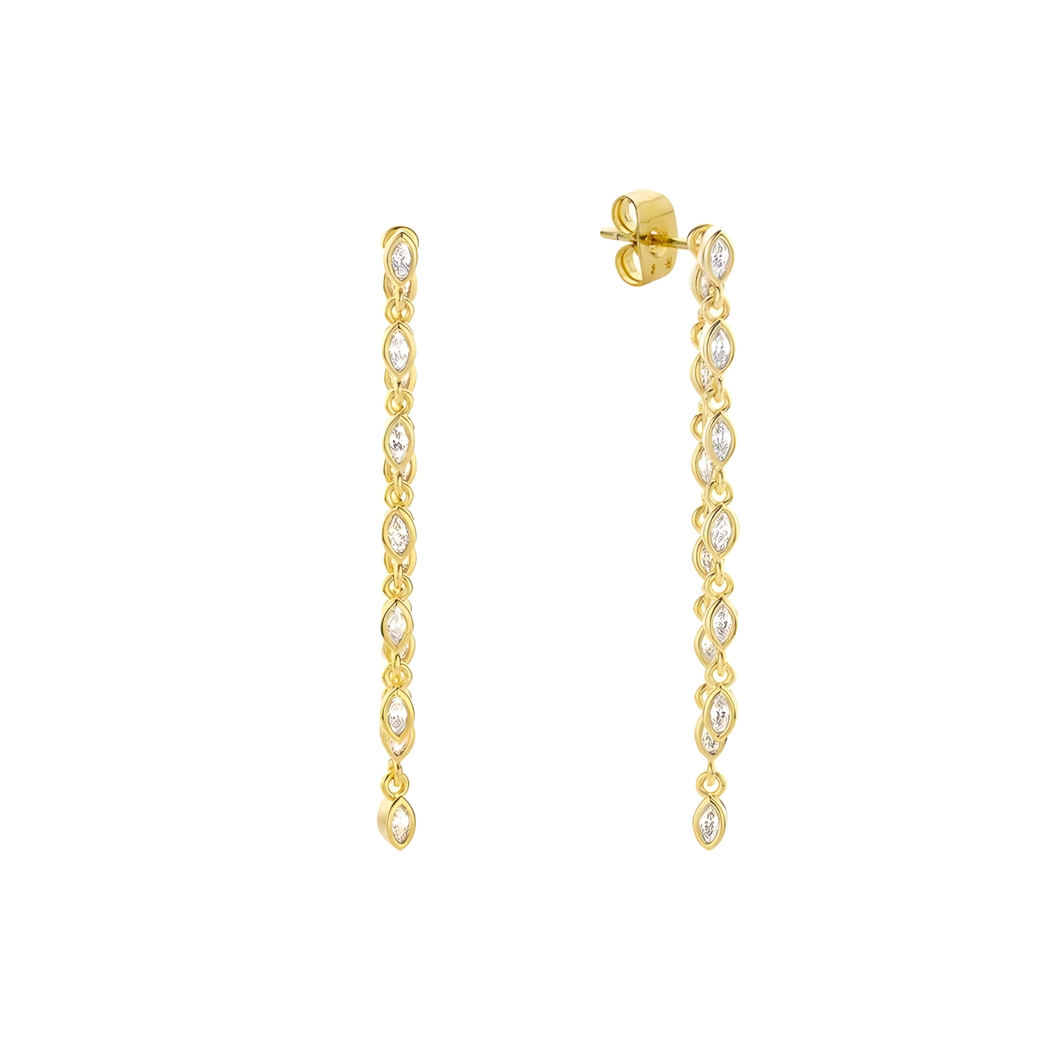 MYA BAY GOLD PLATED EARRINGS CRY ME A RIVER