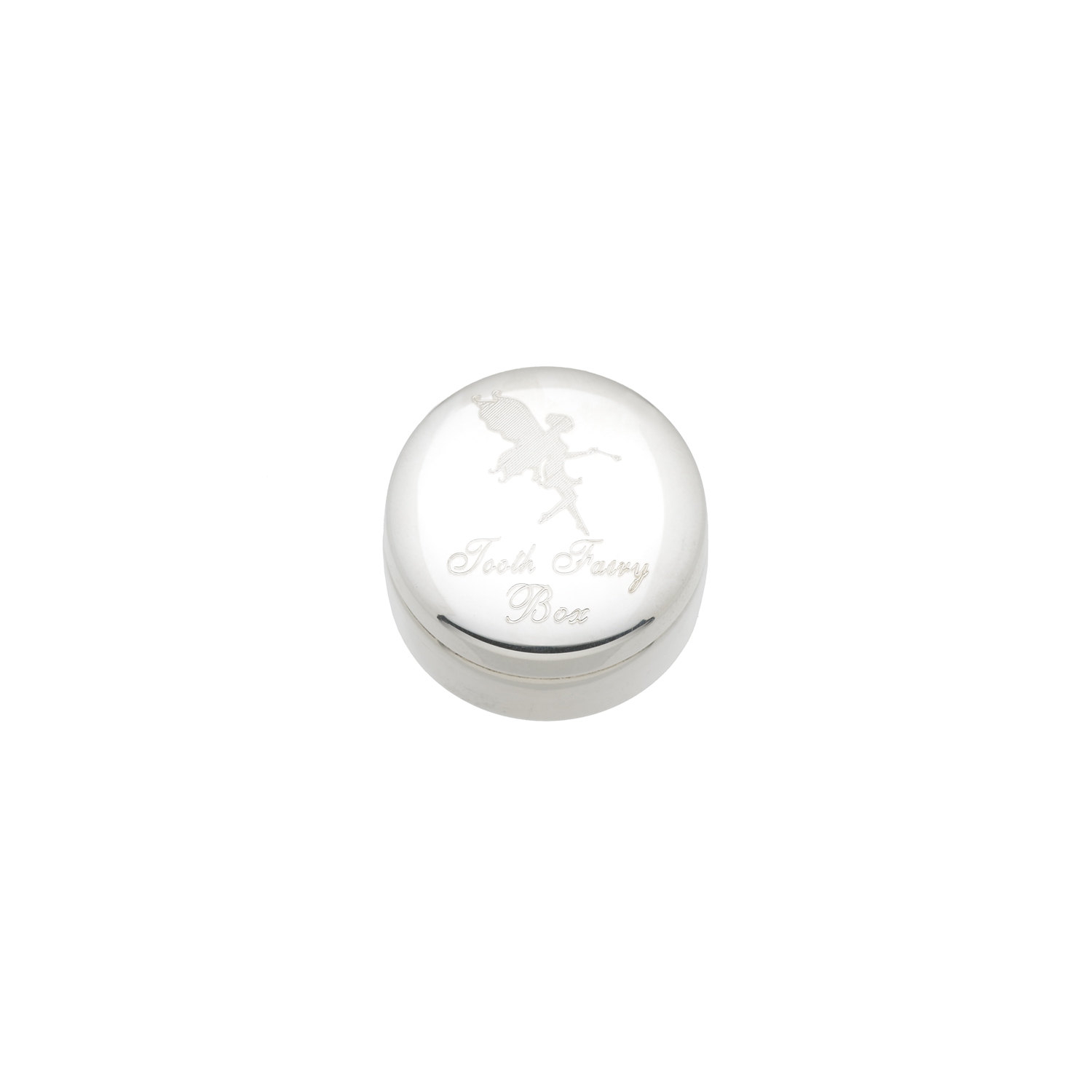 SILVER BOX WITH ENGRAVING TOOTH FAIRY BOX