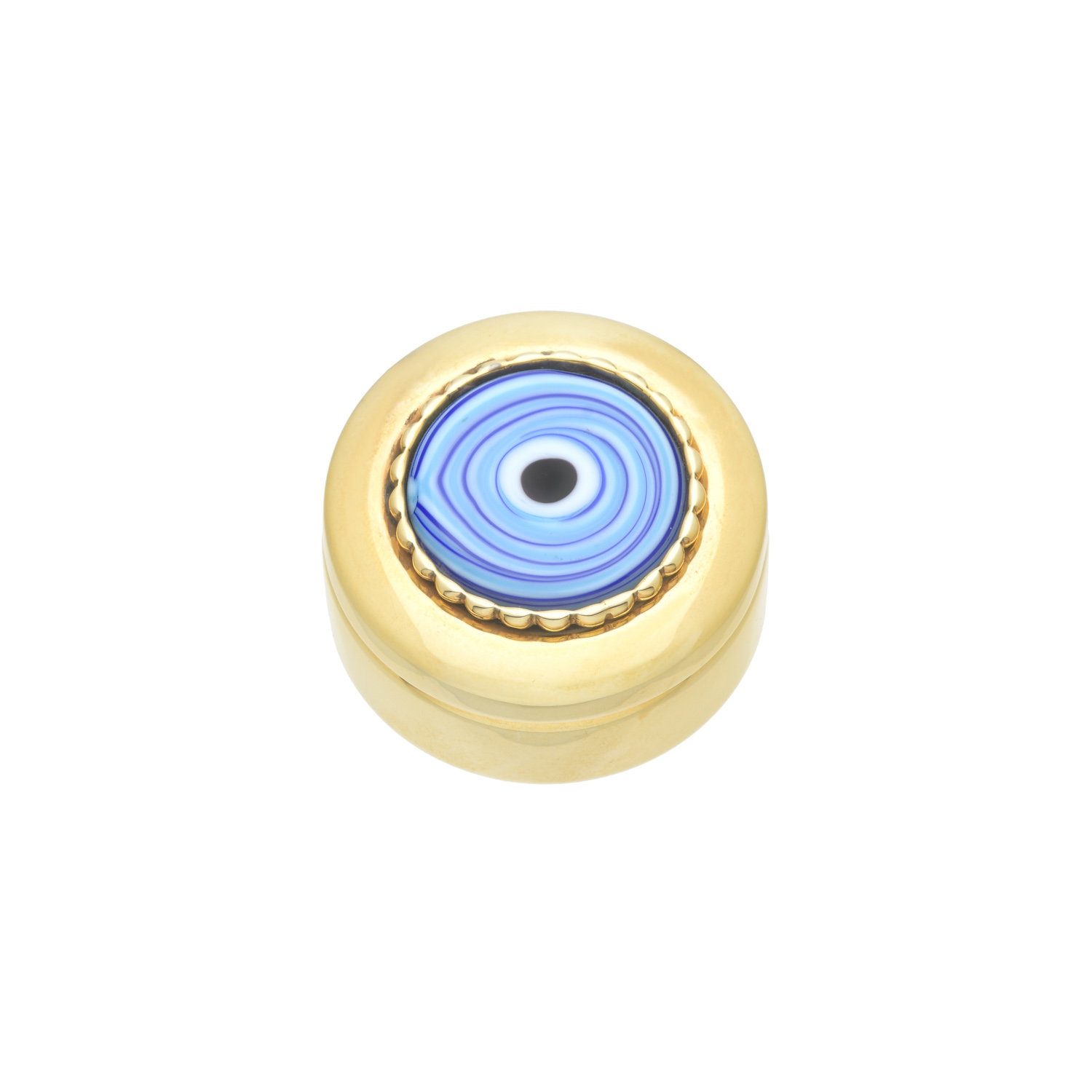TABLEWARE CHARM GOLD PLATED WITH EVIL EYE