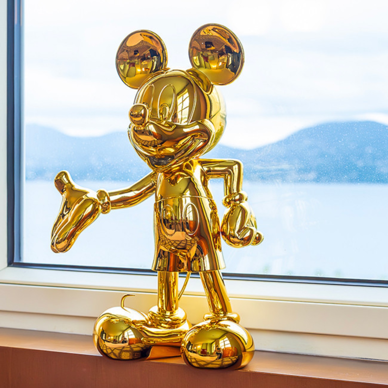 LEBLON DELIENNE MICKEY WELCOME CHROMED GOLD