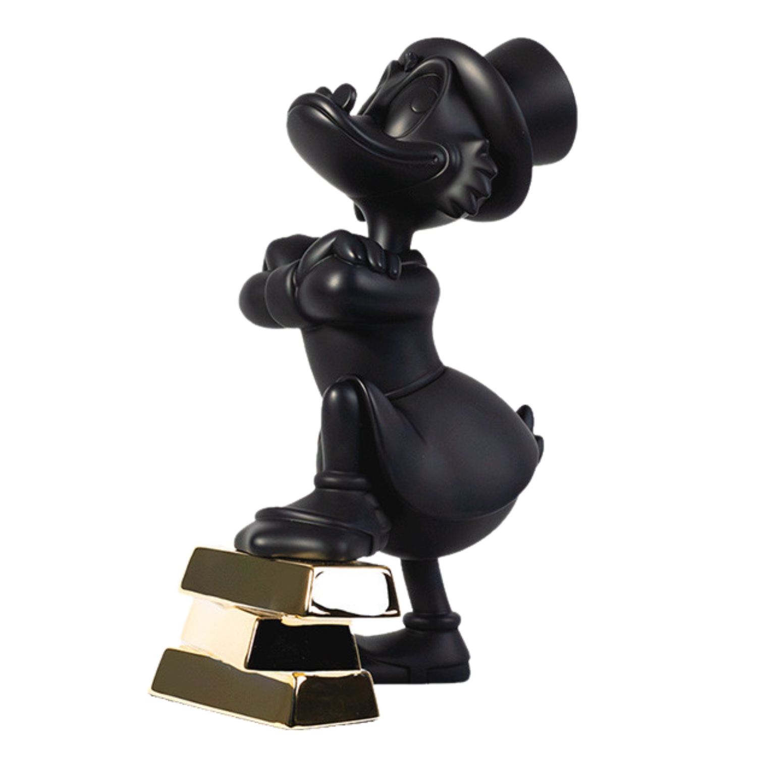 LEBLON DELIENNE UNCLE SCROOGE INGOTS MATT BLACK ΑND CHROMED GOLD