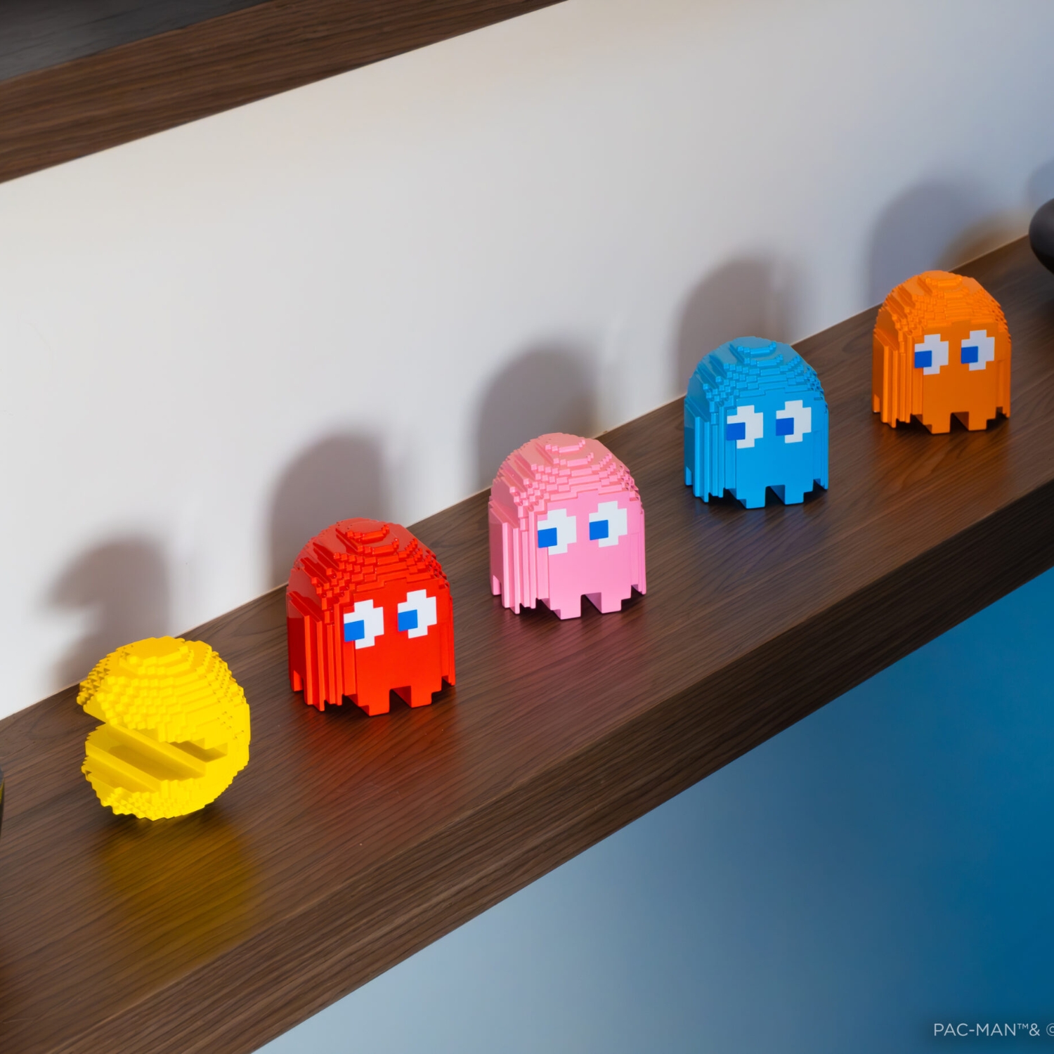 LEBLON DELIENNE SET PAC-MAN AND ITS GHOSTS GLOSSY ORIGINAL