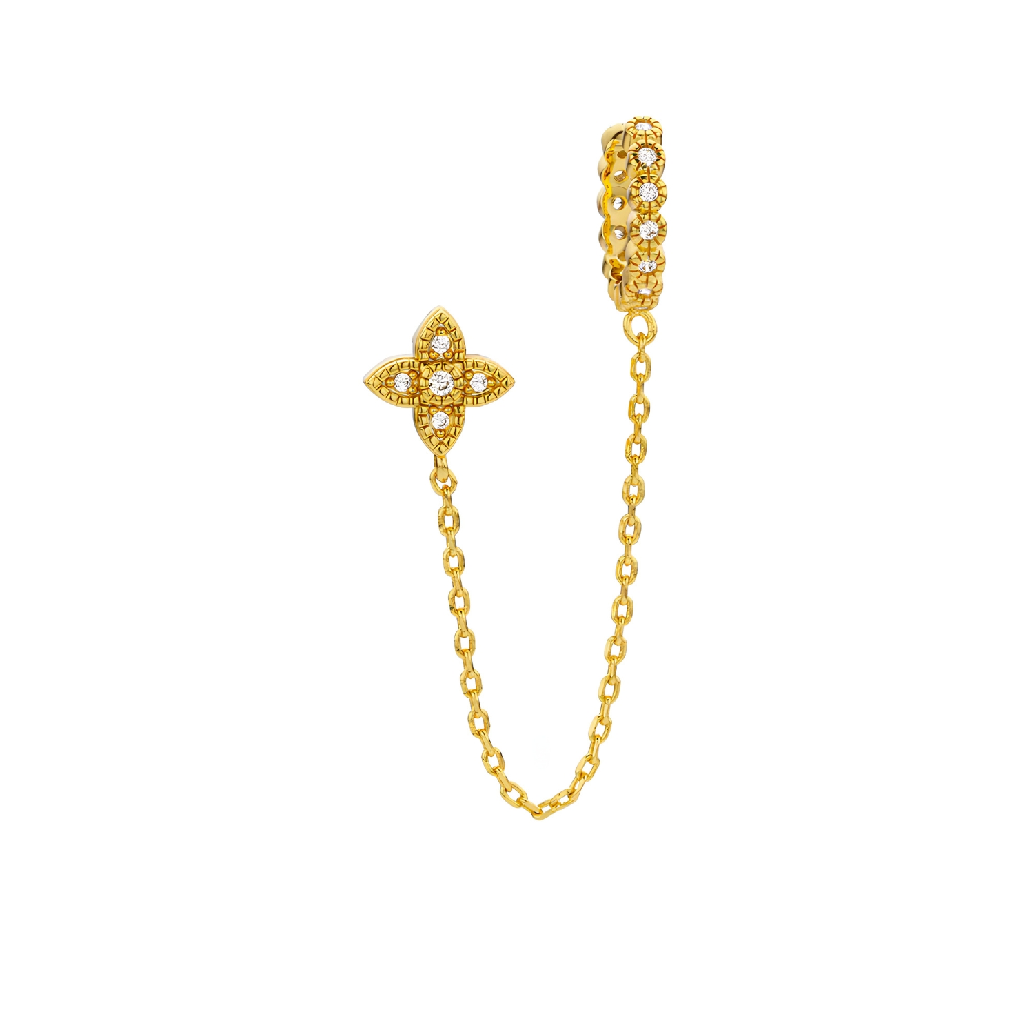 MYA BAY SINGLE EARRING FIORE GREENWICH