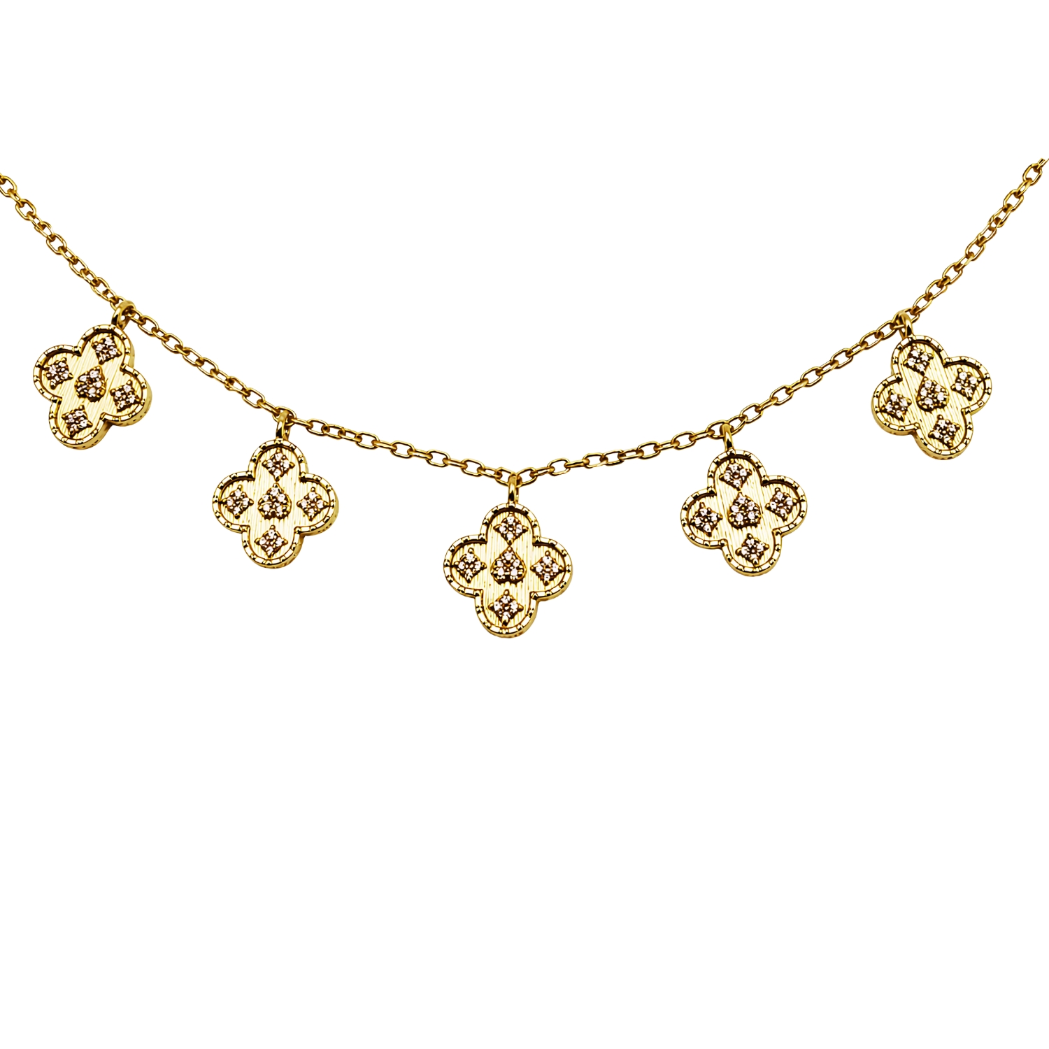 DIAPERIS GOLD PLATED PENDANT PINETO