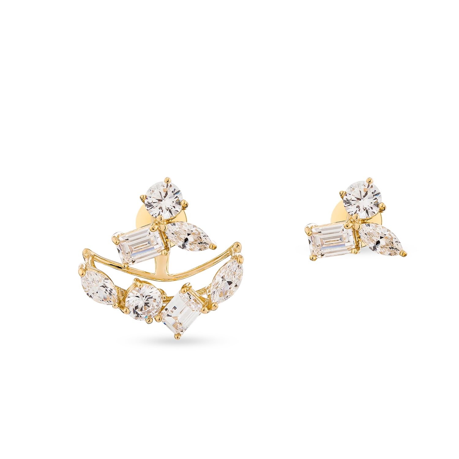 EMERGENCE EAR JACKET GOLD
