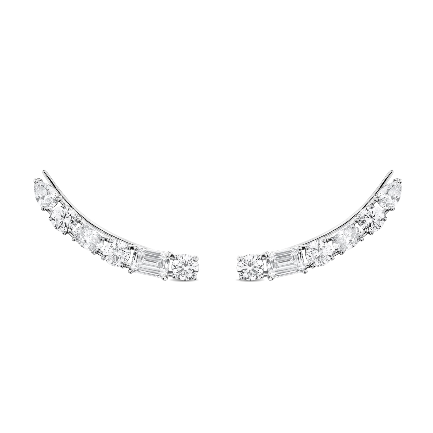 HYBRID EAR CLIMBER SILVER