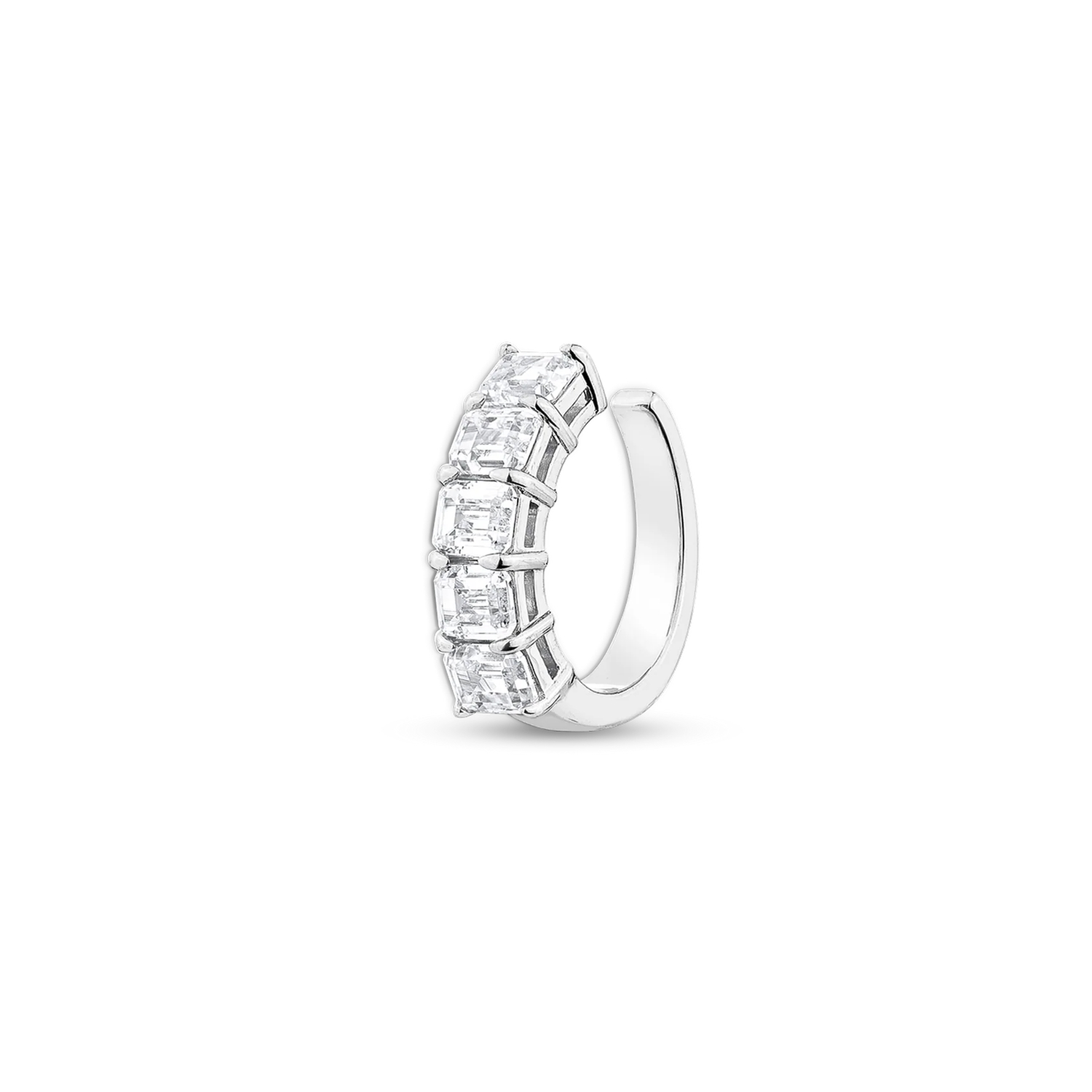 HYBRID EAR CUFF SILVER