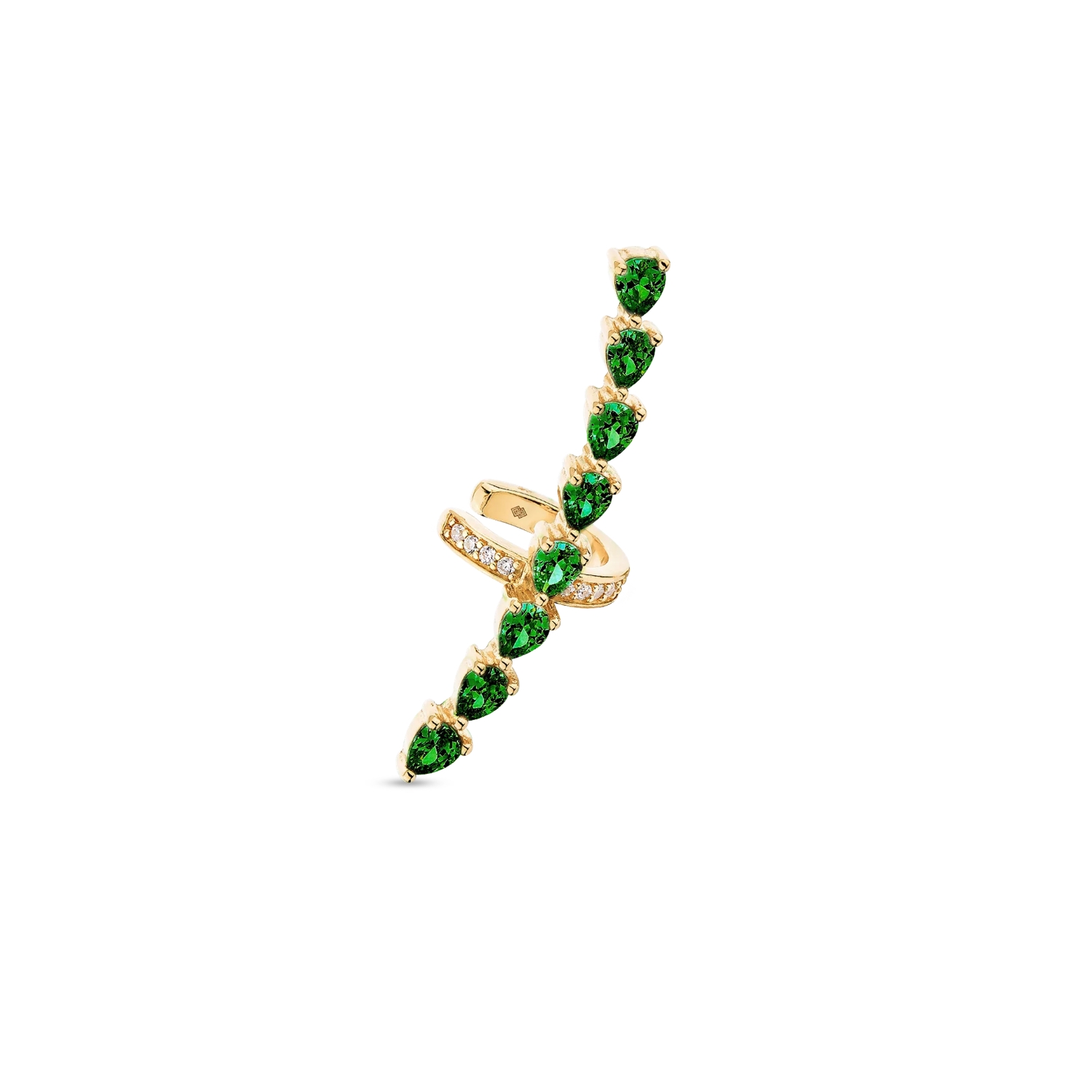 PURE EAR CUFF GREEN