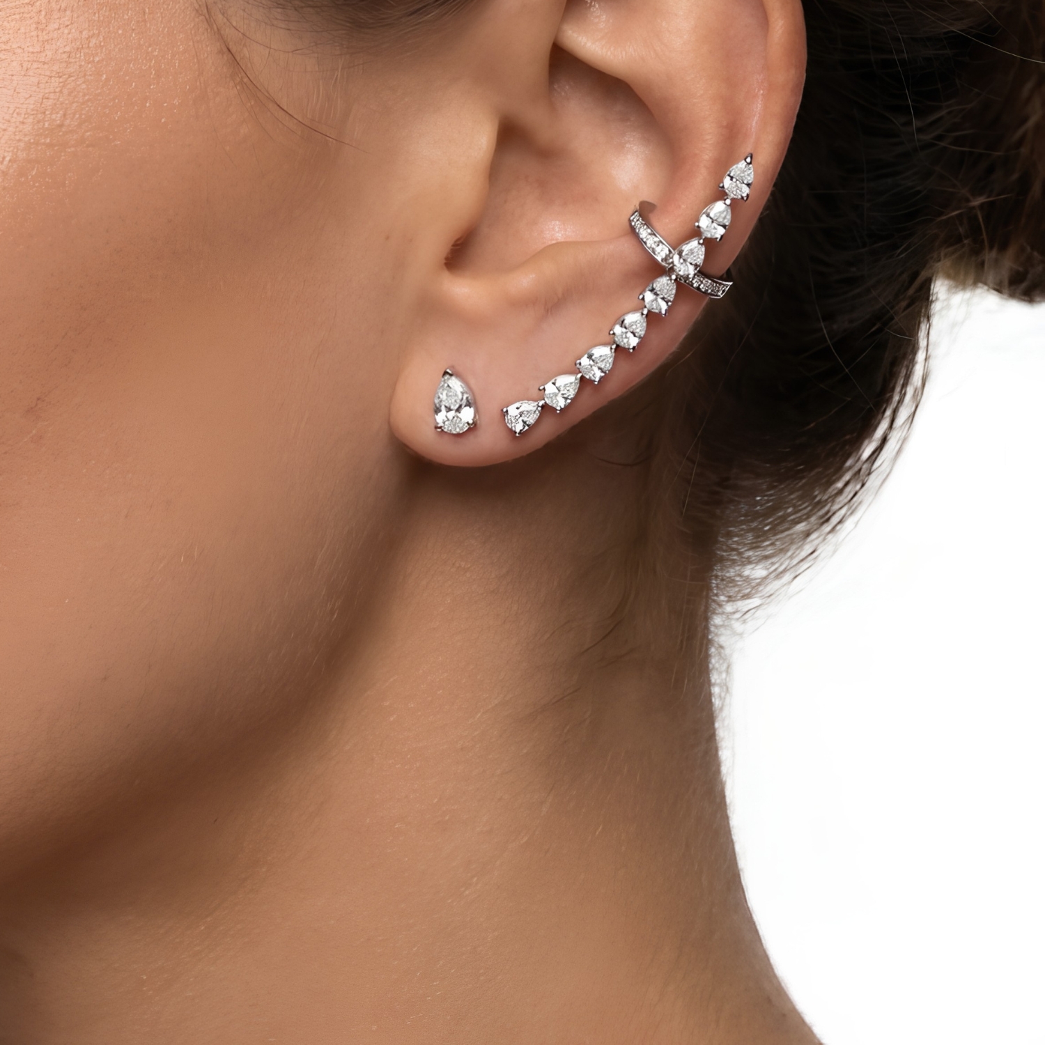 PURE EAR CUFF SILVER