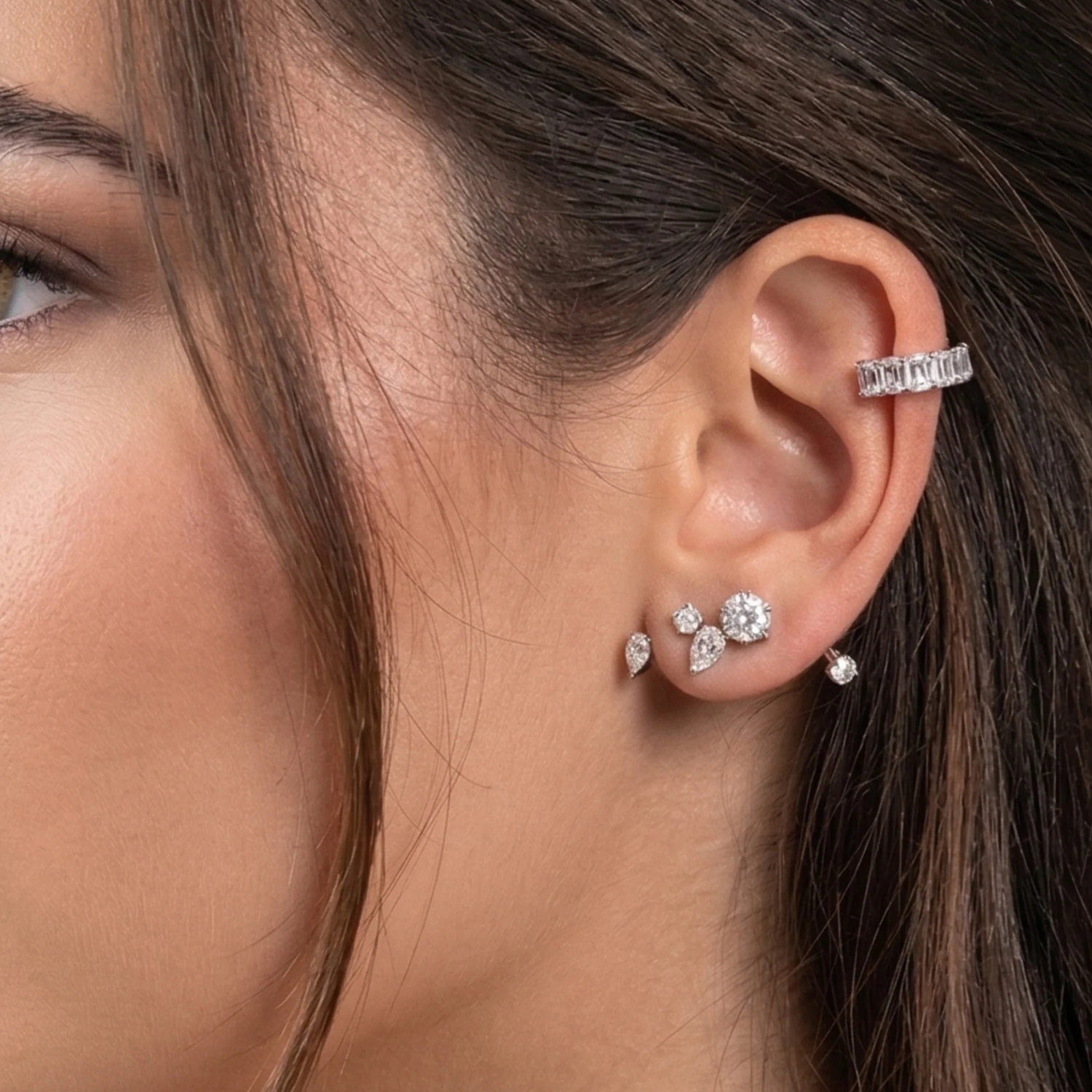 PURE EAR CLIMBER SILVER