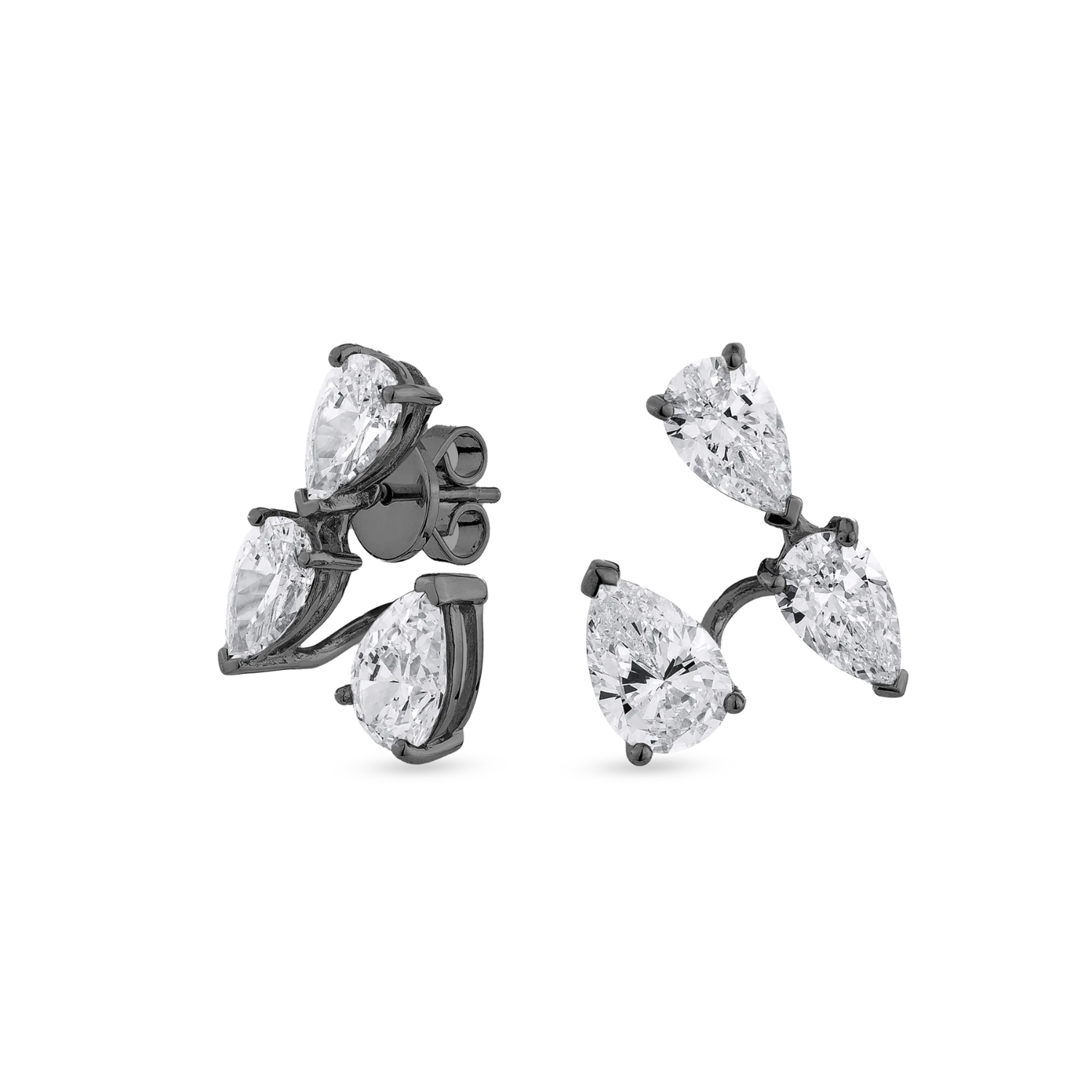 PURE SUSPENDED STUD ΜΑΥΡΑ ΣΚΟΥΛΑΡΙΚΙΑ