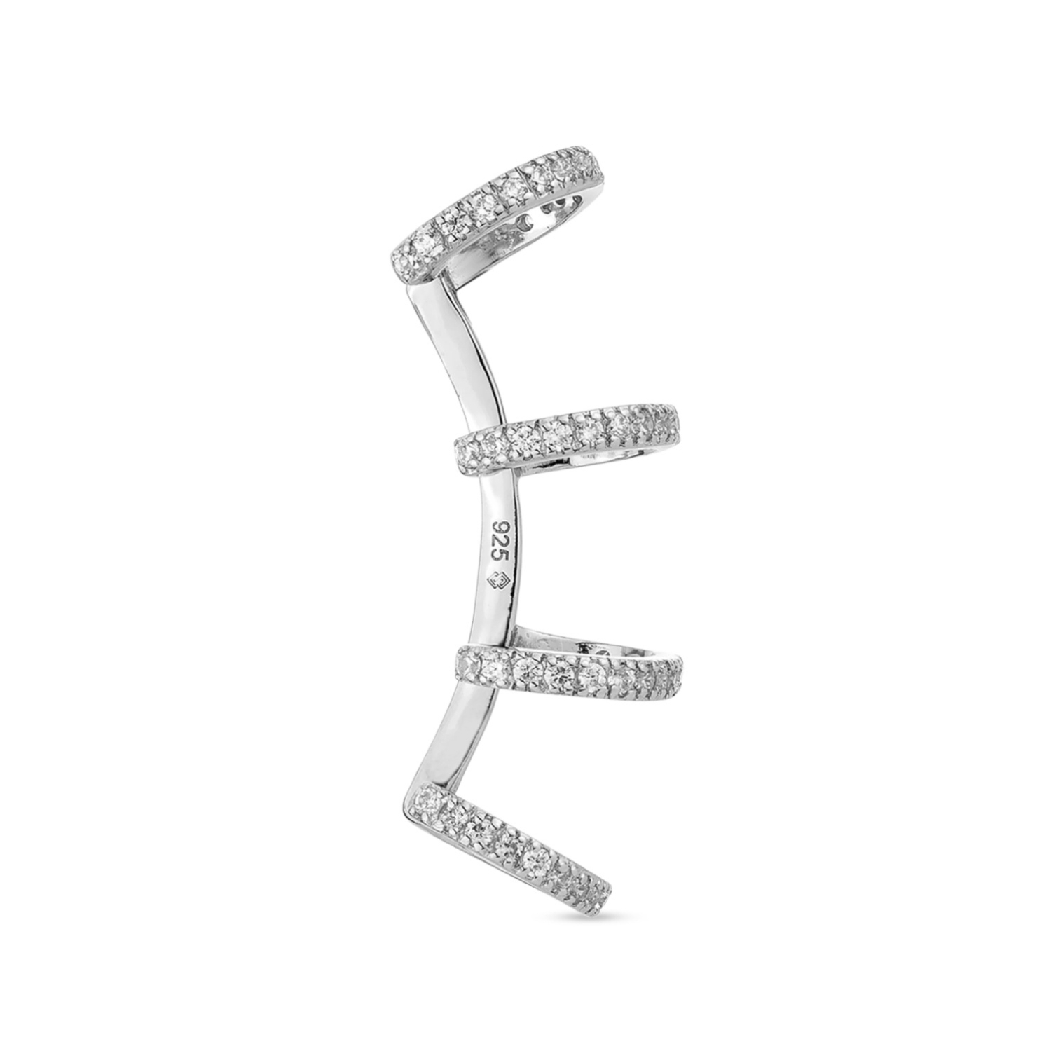 EDGE EAR CUFF SILVER