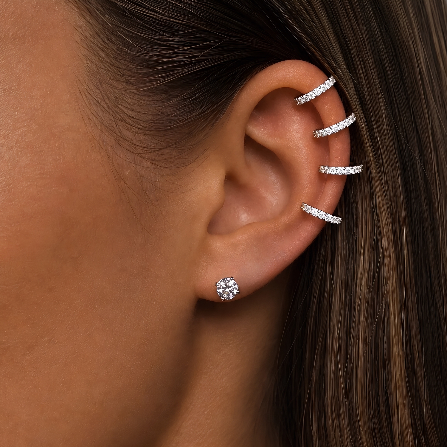 EDGE EAR CUFF SILVER