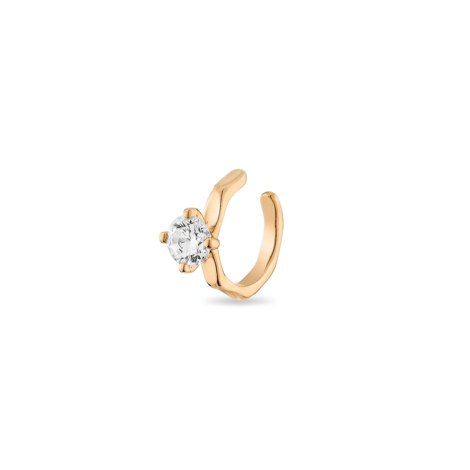 SUSPENSION SOLITAIRE CUFF GOLD