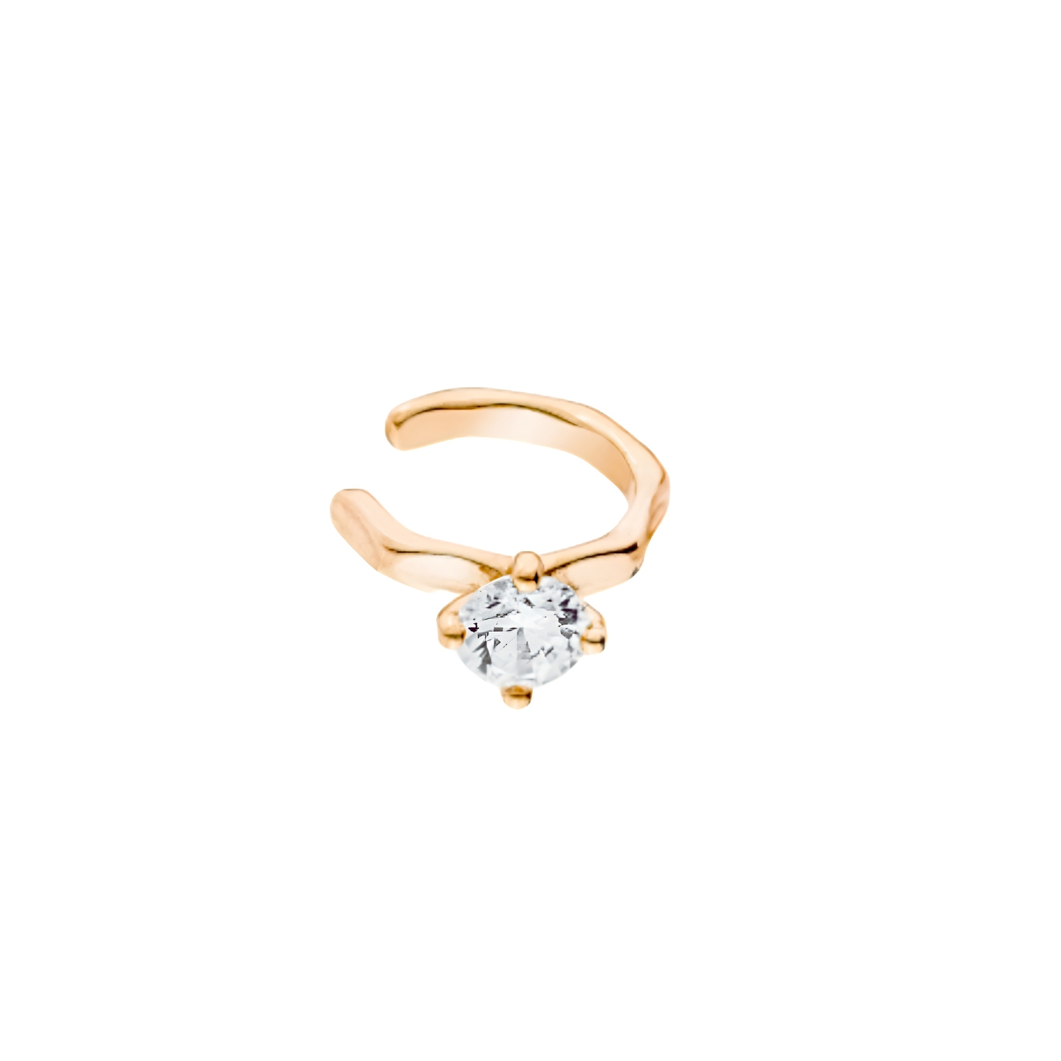 SUSPENSION SOLITAIRE CUFF GOLD