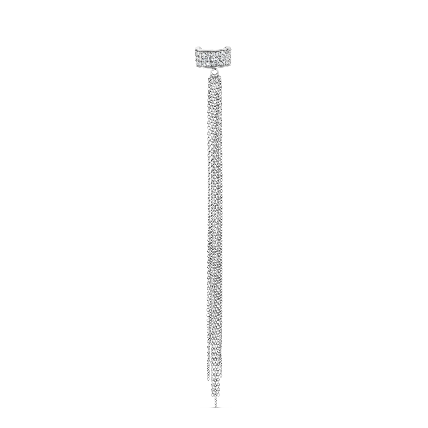 DESTINY CHAIN EAR CUFF SILVER