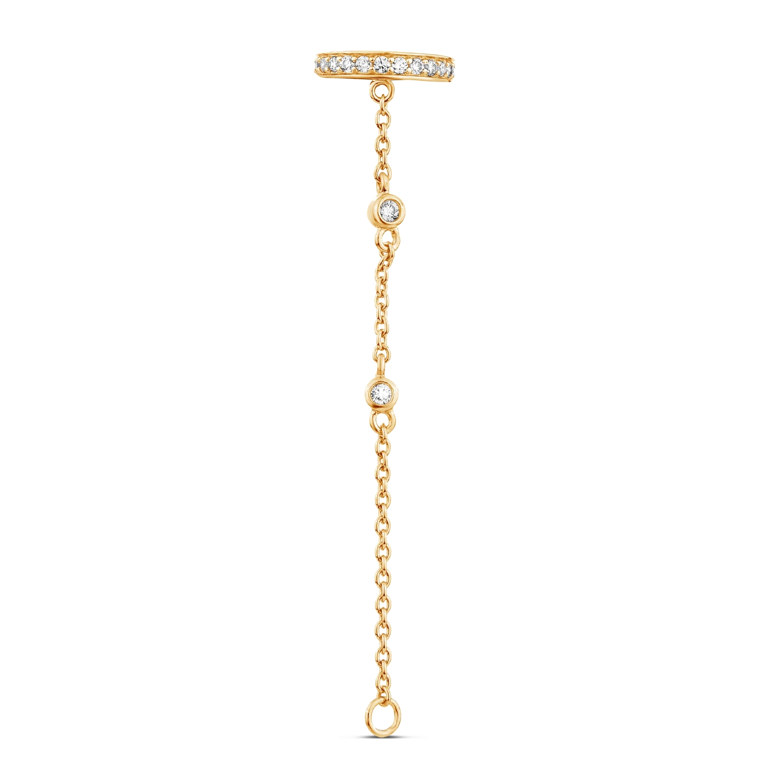 EDGE CHAIN EAR CUFF GOLD