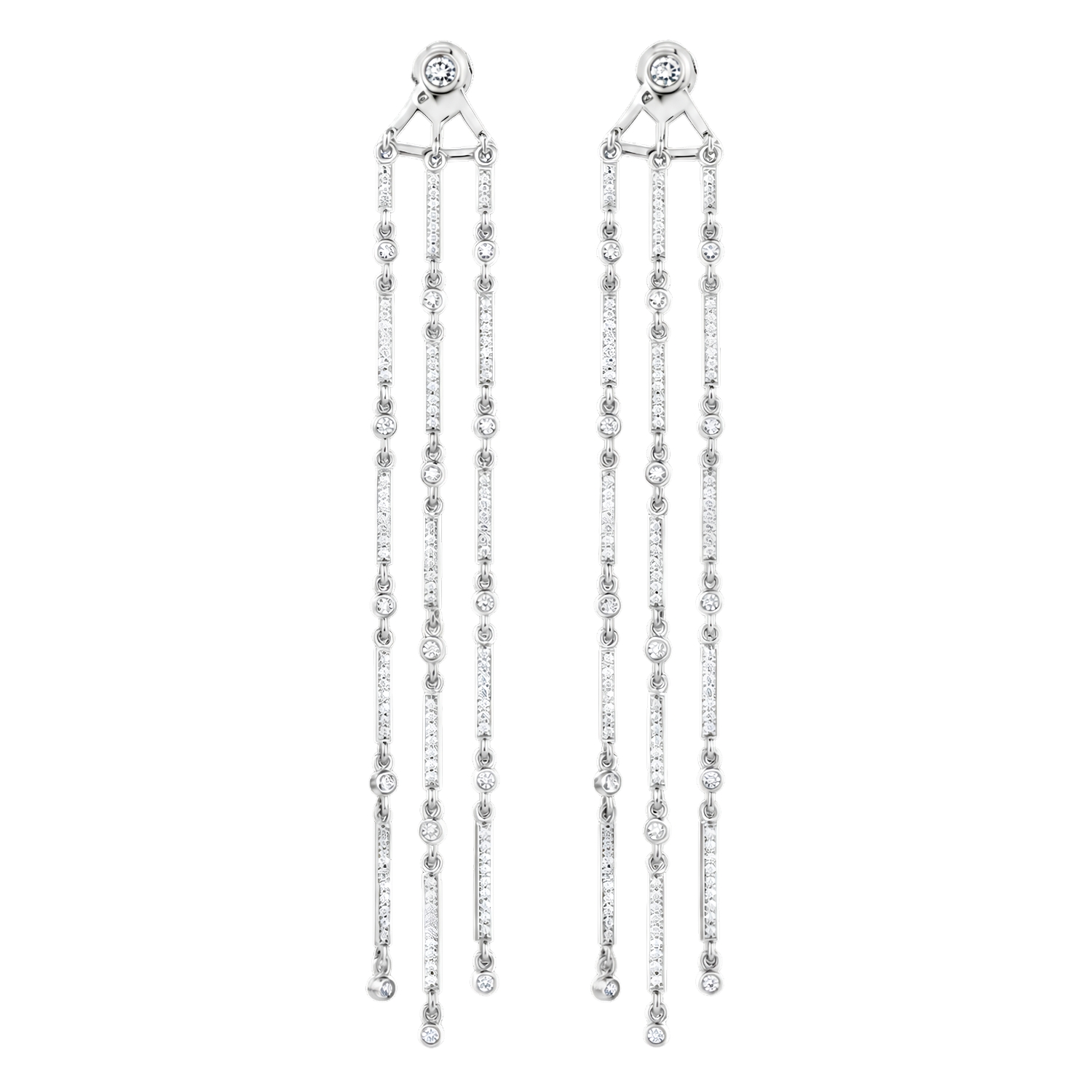 INTERCHANGEABLE MINX SILVER EARRINGS