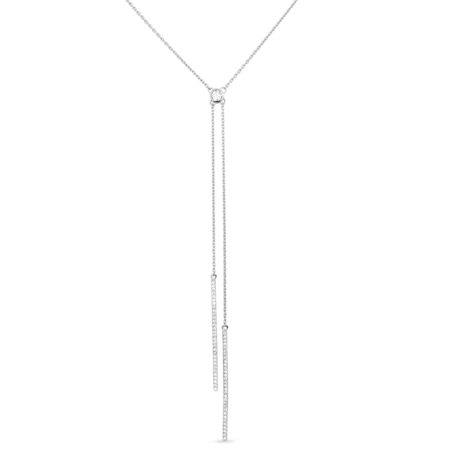 MINX DROP SILVER NECKLACE