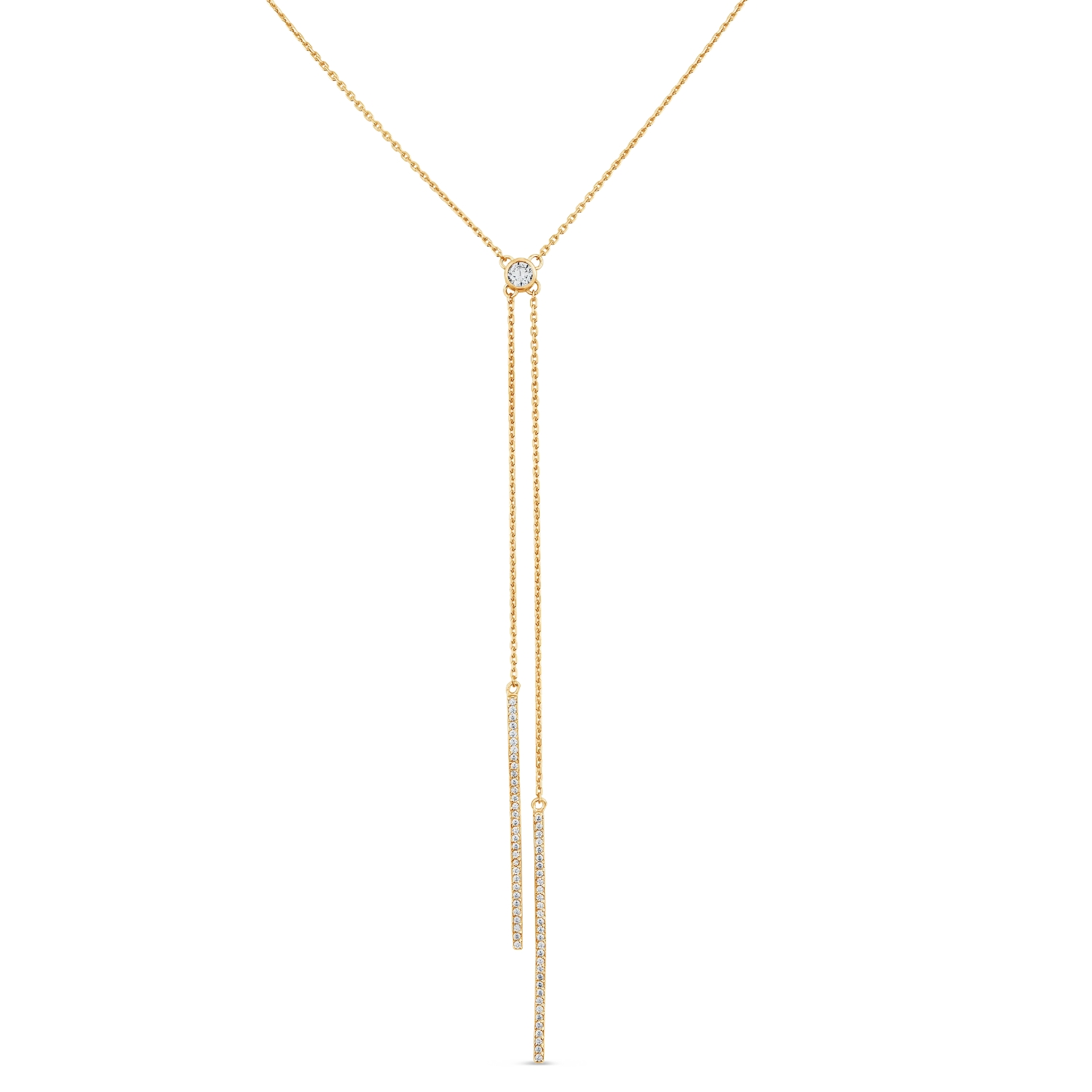 MINX DROP NECKLACE GOLD