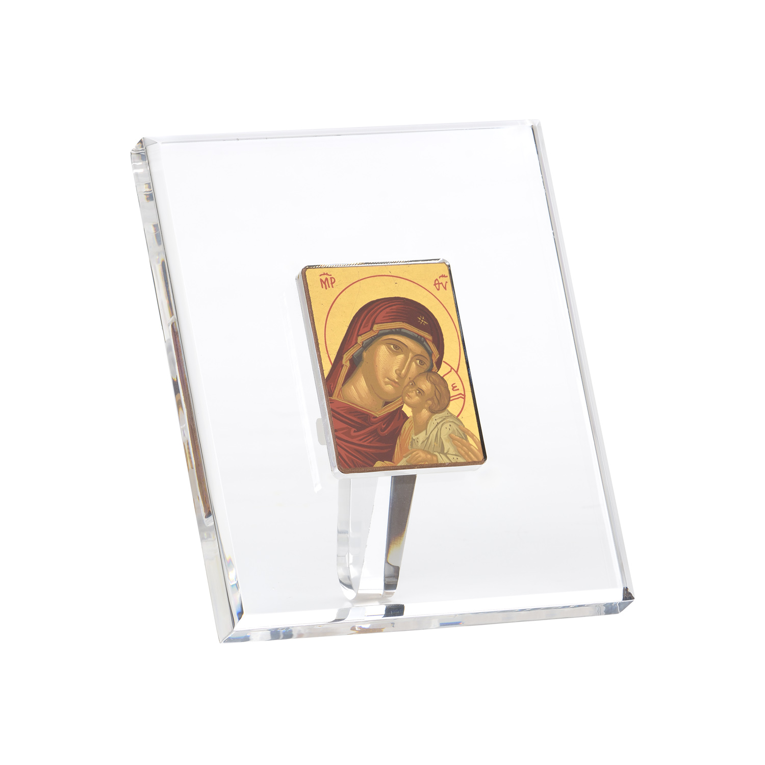 PLEXIGLASS ICON OF THE VIRGIN MARY