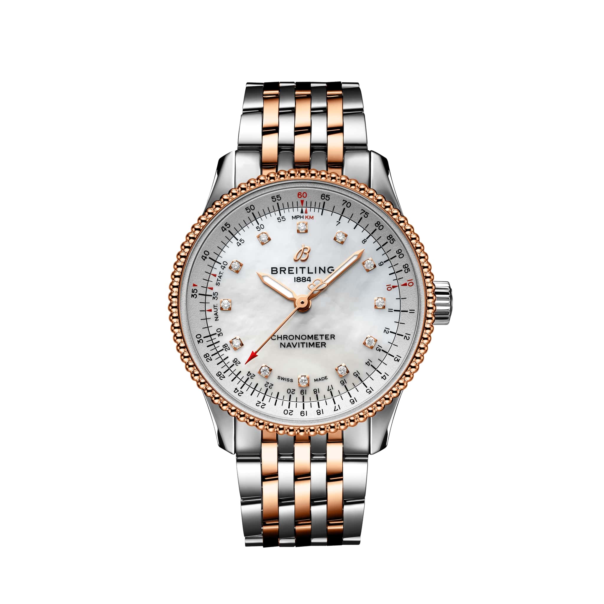 BREITLING NAVITIMER 1 AUTOMATIC 35 DIAMONDS MOP U17395211A1U1