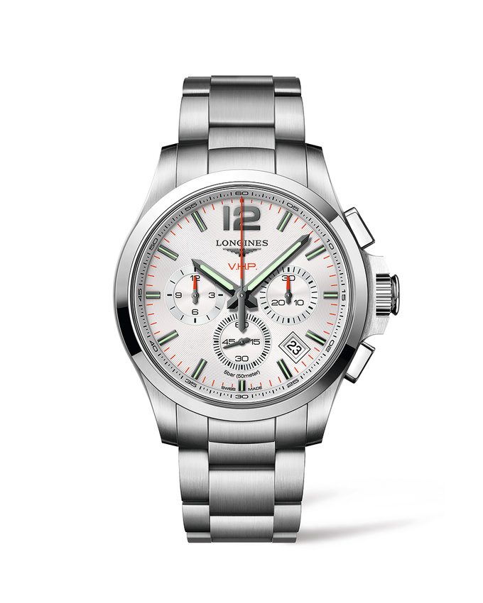 LONGINES CONQUEST VHP CHRONOGRAPH WHITE 42MM L37174766