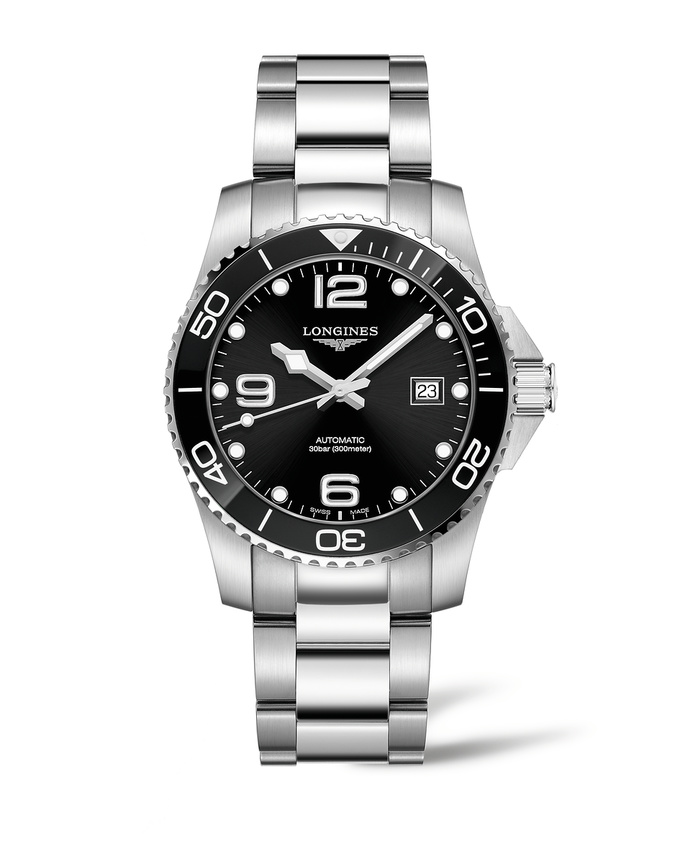 LONGINES HYDROCONQUEST CERAMIC 41MM BLACK L37814566