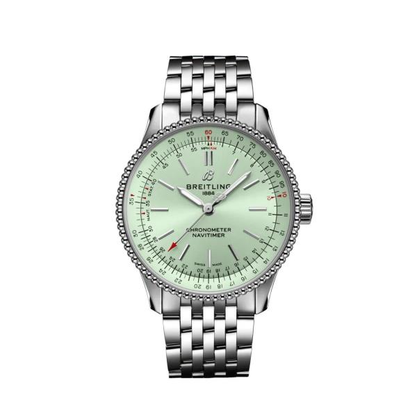 BREITLING NAVITIMER AUTOMATIC 35mm GREEN A17395361L1A1