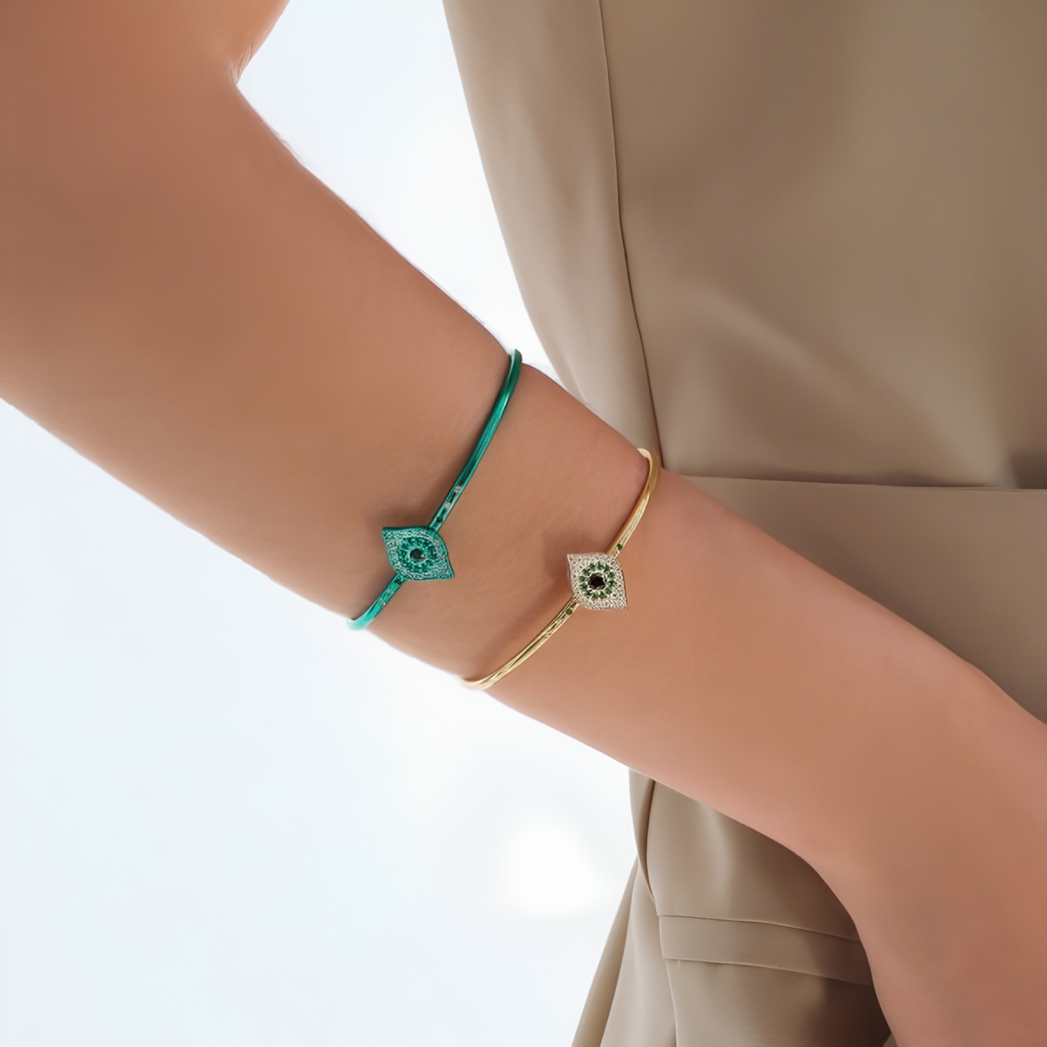 MARIANNA LEMOS ΒΡΑΧΙΟΛΙ EYE GREEN
