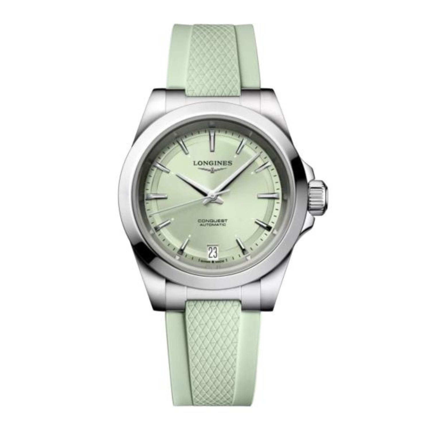 LONGINES CONQUEST 34MM SUNRAY GREEN