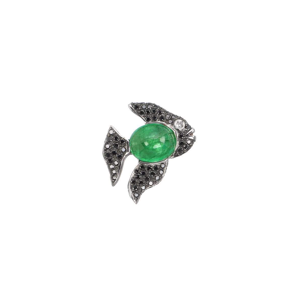 DIAMOND BROOCH 18K GOLD
