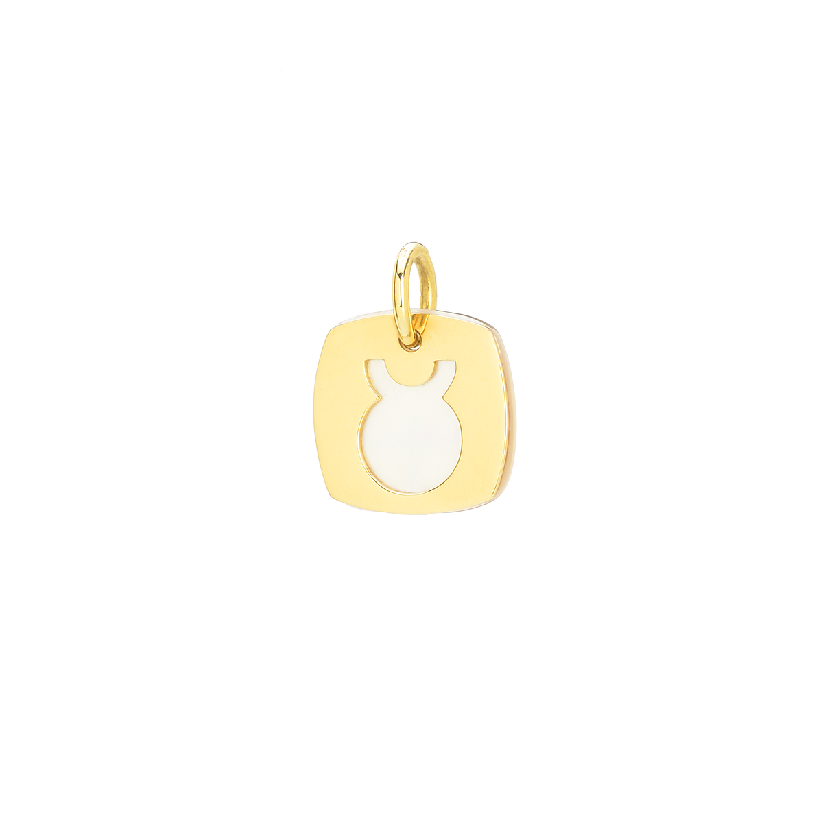 YELLOW GOLD ZODIAC SIGN TAURUS