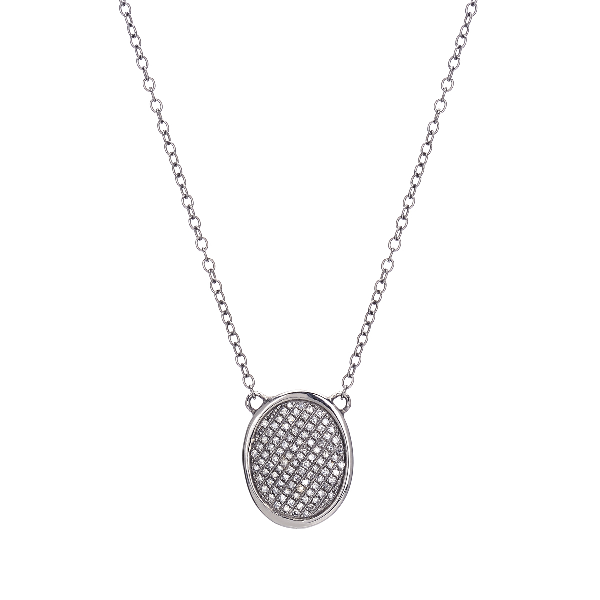 K14 BLACK GOLD DIAMOND NECKLACE