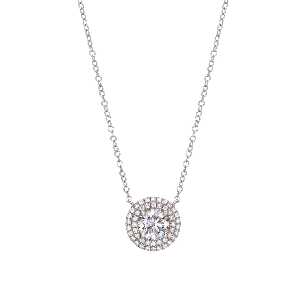 18K SOLITAIRE NECKLACE WITH BRILLIANT DIAMOND & GIA CERTIFICATE