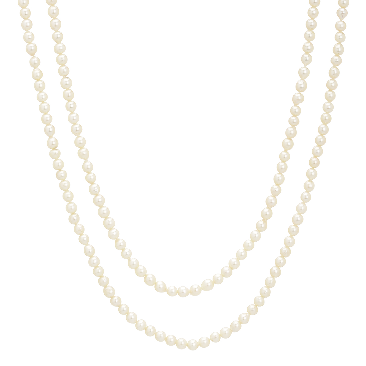 NECKLACE WITH PEARLS AND K9 GOLD BUCKLE
