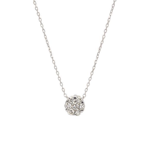 DIAMOND NECKLACE 14K WHITE GOLD