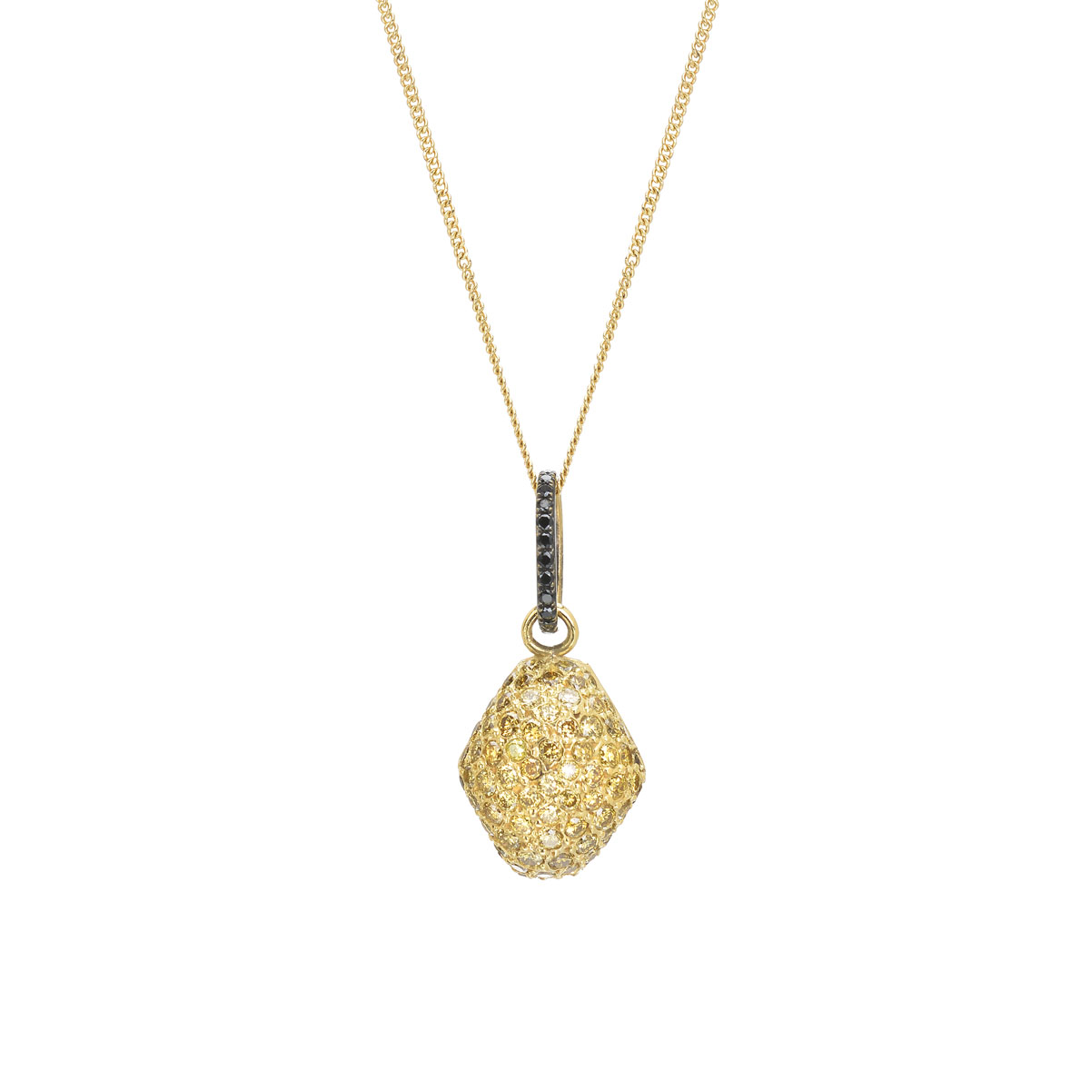 DIAMOND NECKLACE YELLOW GOLD