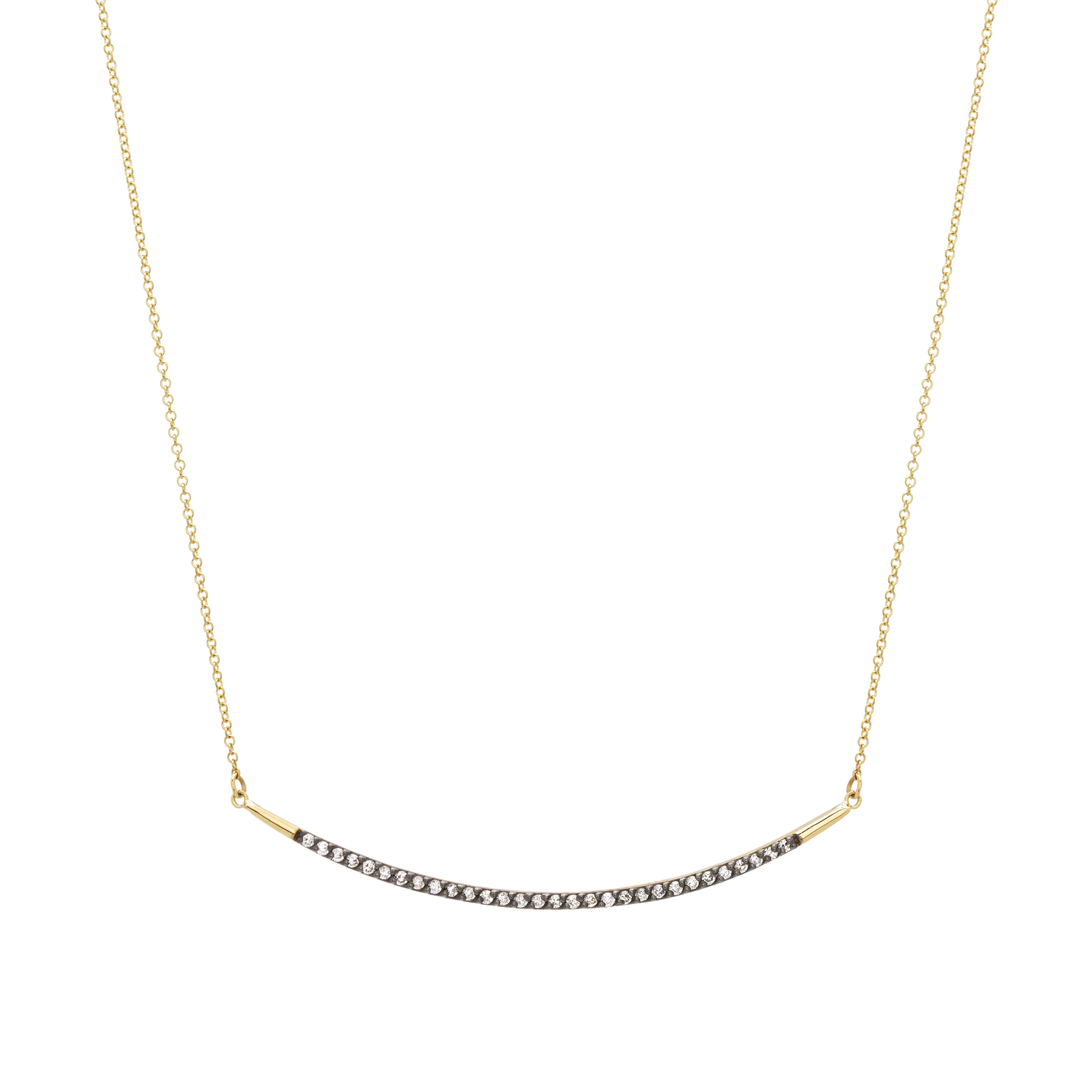 DIAMOND NECKLACE 18K YELLOW GOLD