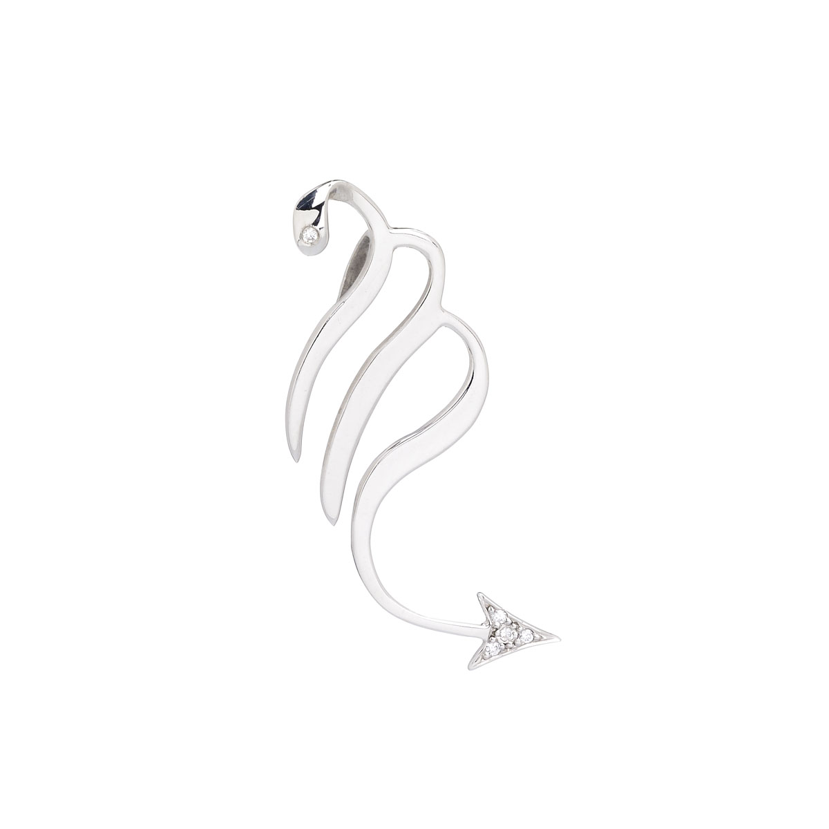 SCORPIO DIAMOND PENDANT K18 WHITE GOLD