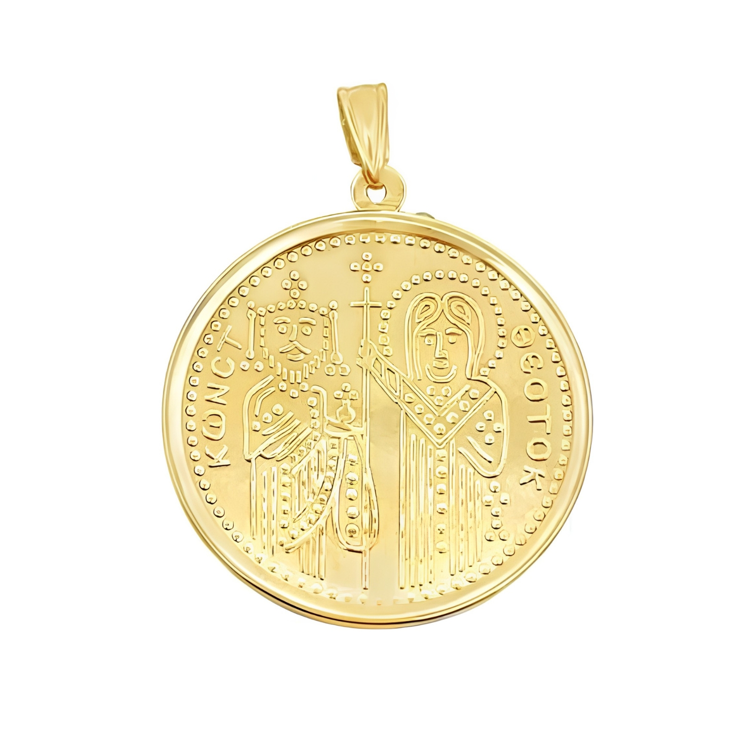 CONSTANTINE PENDANT 14K YELLOW GOLD