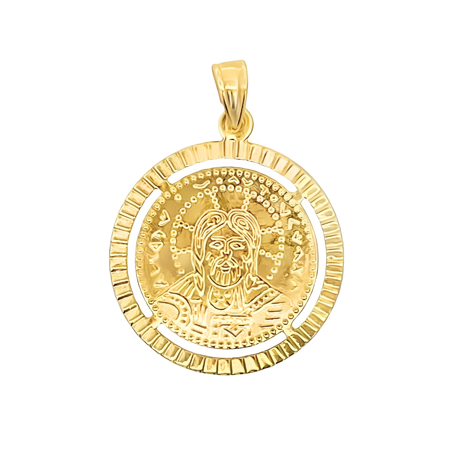 GOLD PENDANT CONSTANTINE WITH FRAME